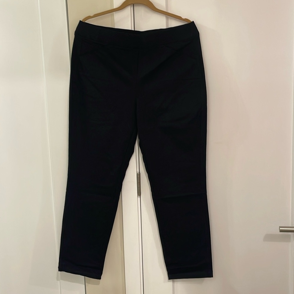Chico’s Travelers Collection Black Crepe Pant